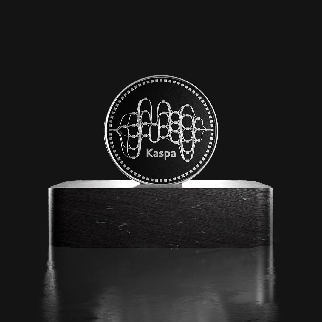 Kaspa Gedenkmünze, Crypto collectibles, physical kaspa coin, Kaspa Taler
