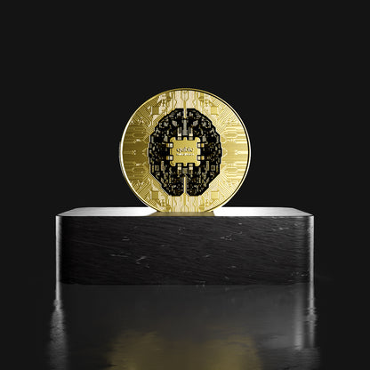 physische qubic münze, physical qubic coin, qubic münze, qubic gold coin